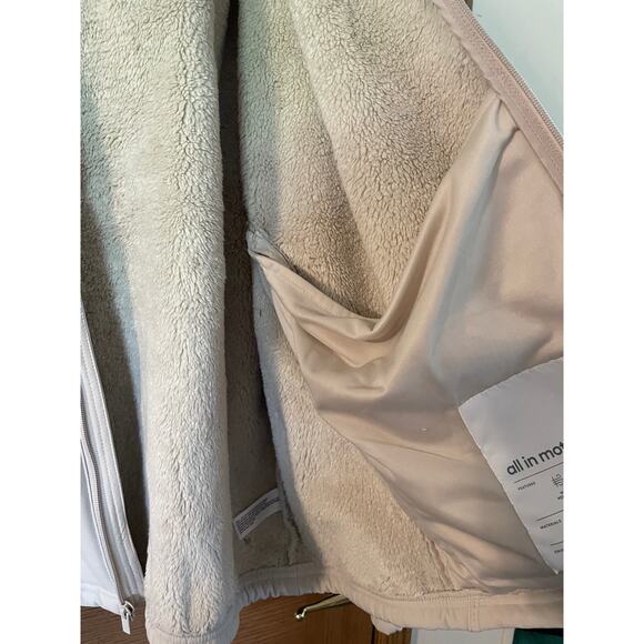 All in Motion Cream Softshell Fleece Jacket Size 4XL PTP 33” Length 32” - Picture 6 of 10